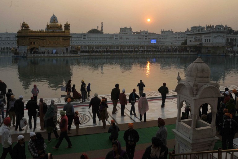 INDIA-SIKH-NEW YEAR-SUNSET