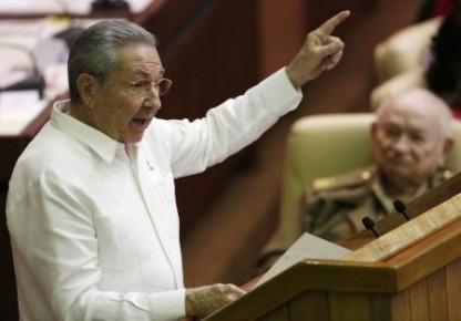 En la imagen, el presidente cubano, Raúl Castro, durante una audiencia en La Habana.