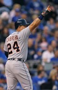 Los Tigres esperan a un Miguel Cabrera recuperado para la segunda parte de la temporada AFP / Ed Zurga