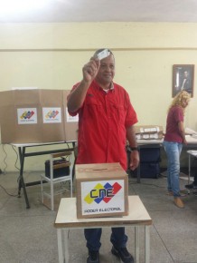 Rodolfo Sanz, alcalde de Plaza y jefe de campaña del circuito  4 de Miranda.