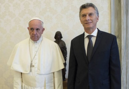 El Papa y el presidente argentino limaron asperezas este sábado en el Vaticano