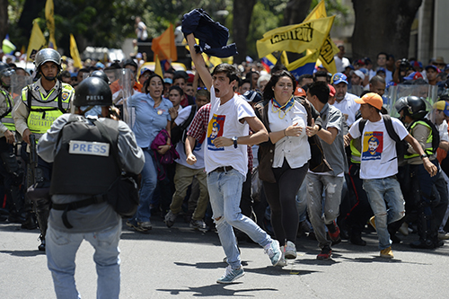 Numerosas detenciones registra el Foro Penal Venezolano en los últimos meses AFP / Federico Parra