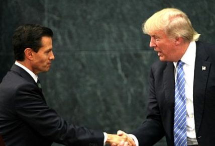 trump y peña nieto