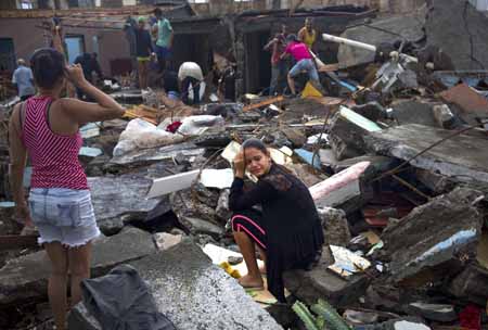 Así quedó parte de Baracoa, la ciudad más castigada por el huracán Matthew en Cuba 