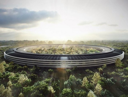 Apple planea construir nueva sede bajo estructura con estética futurista