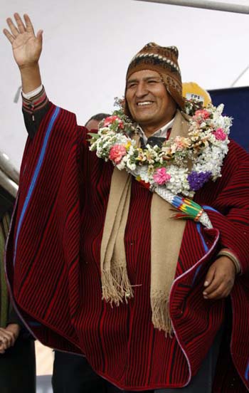 De origen aymara, la segunda etnia después de la quechua, Evo Morales es el primer presidente indígena.