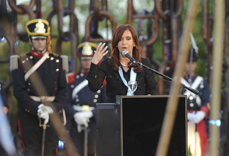 La presidenta Cristina Fernández ha considerado siempre que esa deuda impaga es ilegítima