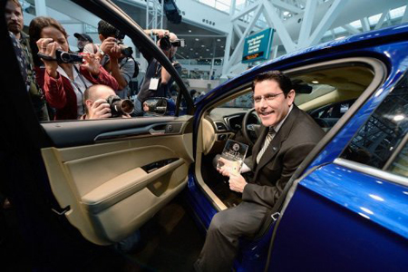 El Ford Fusion de 2013, fue nombrado Auto Verde del Año este jueves en el "LA Auto Show".