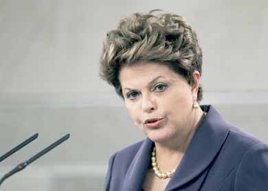 Medidas fuertes anunció ayer la presidenta brasileña