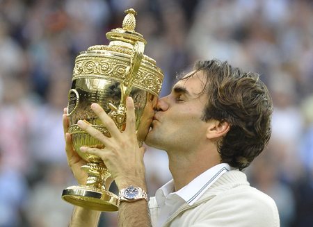Roger Federer mostró su clase en Wimbledon