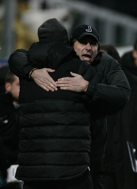 Conte se mostró feliz por su regreso Foto AFP/Marcello Paternostro