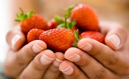 Las fresas tienen propiedades naturales maravillosas para el cuidado del cabello, el cuidado de la piel