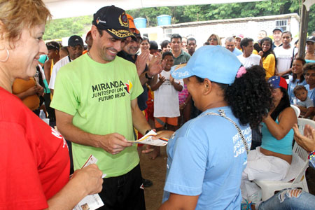 “Uno va donde lo atienden mejor, y con todas estos créditos  que estamos entregando hoy lograremos desarrollar el turismo en nuestro estado”, dijo Capriles este domingo.