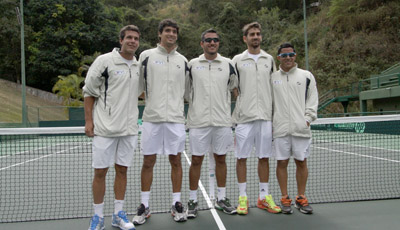 El equipo nacional, integrado por David Souto, Ricardo Rodríguez, Luis David Martínez y Piero Luisi