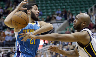 Vásquez sigue subiendo sus números en la NBA
(AP / Rick Bowmer)