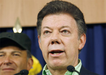 Sobre el manejo que el presidente Juan Manuel Santos le está dando al tema de las guerrillas, el 67,37% manifestó su rechazo.