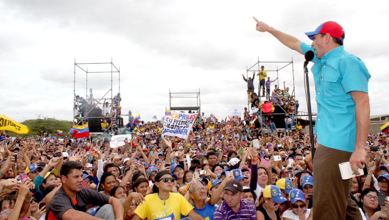 Capriles comparó los comicios del 14 de abril con el proceso plebiscitario que vivieron los chilenos en los años 80.