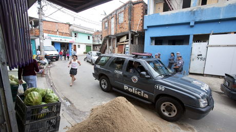 Miembros de la Policía realizaron una operación de seguridad en la favela de Paraisópolis