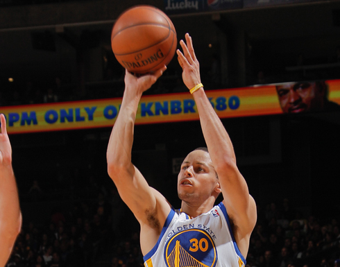 Curry ha tenido una temporada impresionante. AFP / Rocky Widne