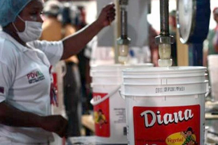 200 toneladas de aceite, margarina y mayonesa producidas por Industrias Diana fueron comercializadas este jueves en los estados Carabobo, Cojedes, Portuguesa, Zulia y Distrito Capital