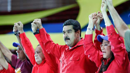 El Presidente de la República, Nicolás Maduro, participó en El Poliedro de Caracas, en un encuentro con integrantes de las Unidades de Batalla Hugo Chávez.