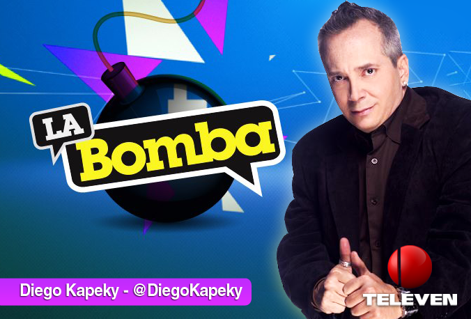 Diego Kapeky hoy a las 11 am vía Televen en La Bomba.