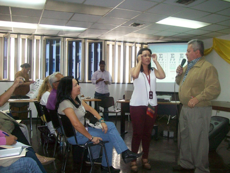 El programa de Salud Visual presentó su actualización ante las instancias de participación que contribuyen con fomentar condiciones para el rendimiento escolar.