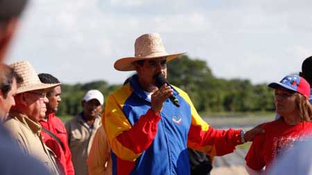 El presidente Nicolás Maduro Moros desarrolló este miércoles en el estado Guárico, una jornada de Gobierno de Calle este miércoles.