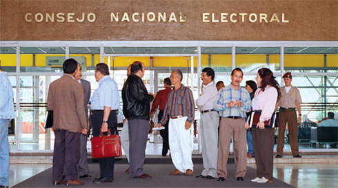 Fachada del Consejo Nacional Electoral, CNE.