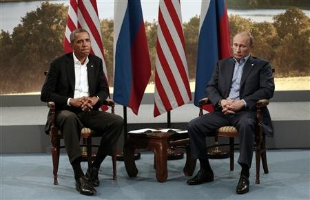 En la imagen, Obama y Putin durante la cumbre en Lough Erne, en Enniskillen, el 17 de junio de 2013.