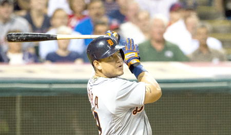 Miguel Cabrera #24 of the Detroit Tigers hits a two run home run during-- Jason Miller-Getty Images-AFPweb