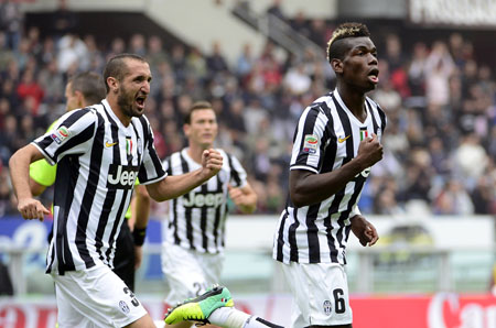 Paul Pogba sigue afianzándose como uno de los mejores de la Juventus Foto AFP/Olivier Morin