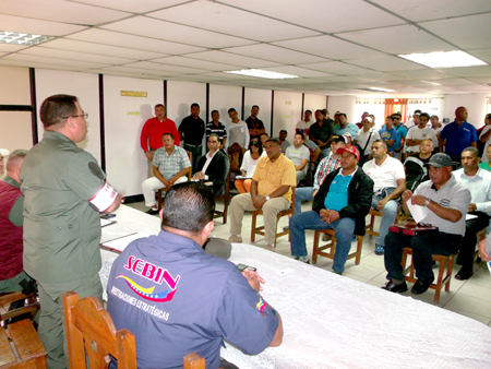 A esta asamblea asistió el comisario Williams Fernández, titular del Cicpc en el Tuy, el teniente coronel Delfin Espinoza,  comandante de la Guardia del Pueblo, Carlos Castillo, jefe del Sebin, entre otros