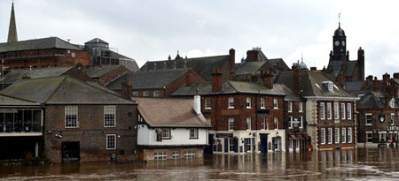 El mes de enero más lluvioso para esa zona del Reino Unido se dio en 1948, cuando cayeron 244,3 milímetros