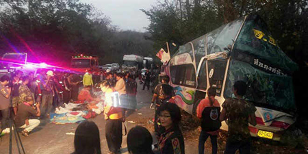 Al menos 14 personas han muerto este viernes y otras 40 han resultado heridas en el este de Tailandia