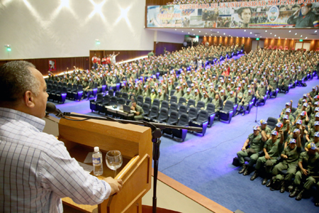 Diosdado Cabello. “Vamos a revivir el espíritu del MBR200 en la Academia Militar y en todas las escuelas para que sea inexpugnable la Revolución"
CORTESIA / LUIS DAVILA