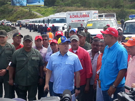 Esta es la primera etapa del logro zamorano", expresó en el acto Elías Jaua Milano", presidente de Corpomiranda y canciller de la Republica. 