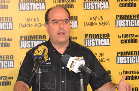 Julio Borges: "El Sr. Maduro tiene que reconocer la raíz del descontento social"