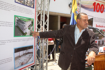 El alcalde de Plaza, Rodolfo Sanz informó que se están adelantando los proyectos para profundizar el reordenamiento de la ciudad de Guarenas