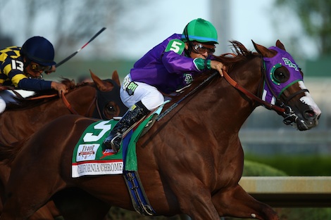 El impactante California Chrome ganó el primero de la triplecorona estadounidense