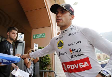 El criollo sigue sin cosechar puntos en la temporada 2014 Foto AFP/Claude Paris