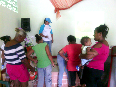 Un total de 104 madres censadas a través de la Base de Misiones ubicada en el sector La Lucha, comenzaron la pasada semana a recibir los talleres