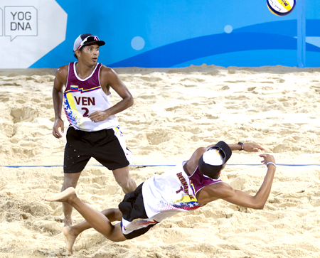 Los chamos del voleibol de playa realizaron un torneo verdaderamente espectacular