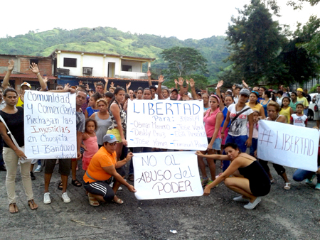 La comunidad de Chuspita se encuentra resteada con los jóvenes detenidos