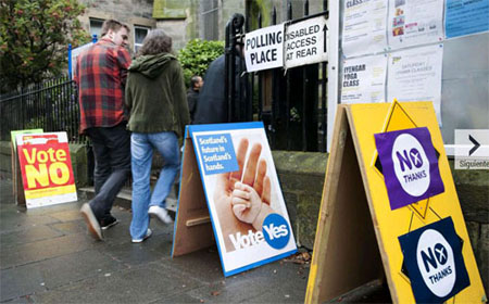 Escocia votaba el jueves en un referendo que podría llevarla a terminar con su unión de 307 años con Inglaterra.