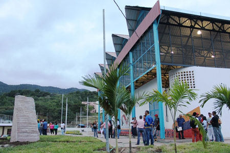 El gobierno local de Plaza afina los detalles para la inauguración del Gimnasio Cubierto 14 de Febrero.
