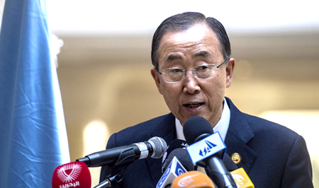 El secretario general de la ONU, Ban Ki-moon, urgió a “romper la cadena de la corrupción” en todo el mundo.
