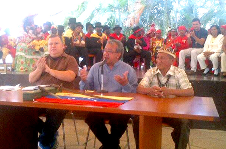 Entre los anuncios de Benito Irady junto al ministro Iturriza destacó que esta décima edición rendirá un homenaje al pueblo Mapoyo.