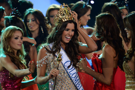 Vega fue coronada por la venezolana Gabriela Isler
Foto AFP