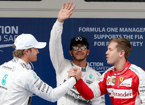 Hamilton sigue “intratable” y se repite la misma largada de los grandes premios anteriores, con Rosberg y Vettel detrás del campeón